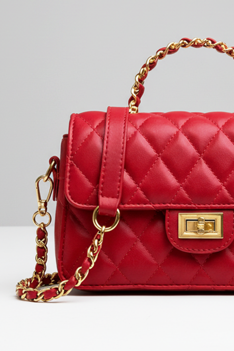 Geantă damă DERTOLVA RED, Culoare: roșu, IVET.RO - Reduceri de până la -80%