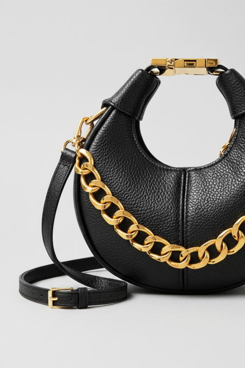 Geantă damă BERZOLFA, Culoare: negru, IVET.RO - Reduceri de până la -80%