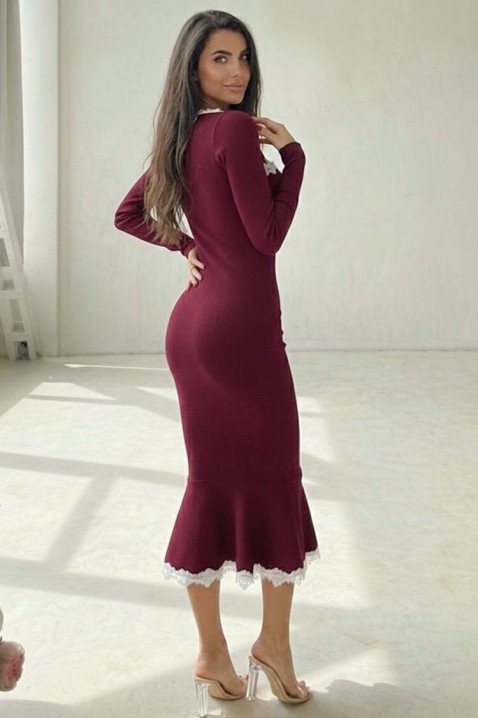 Rochie SALVONDRA BORDO, Culoare: bordo, IVET.RO - Reduceri de până la -80%