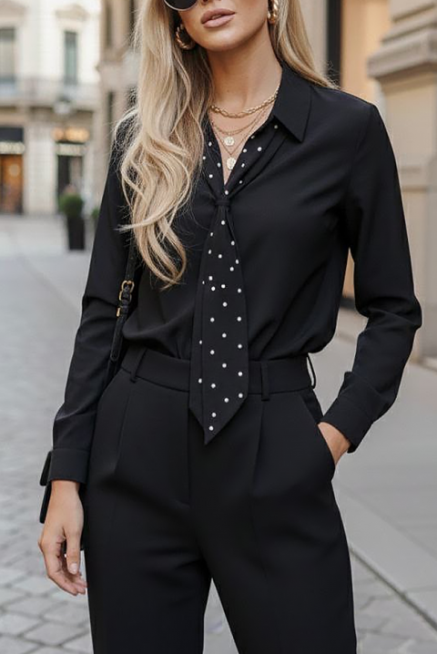 Cămașă damă LEBRALZA BLACK, Culoare: negru, IVET.RO - Reduceri de până la -80%