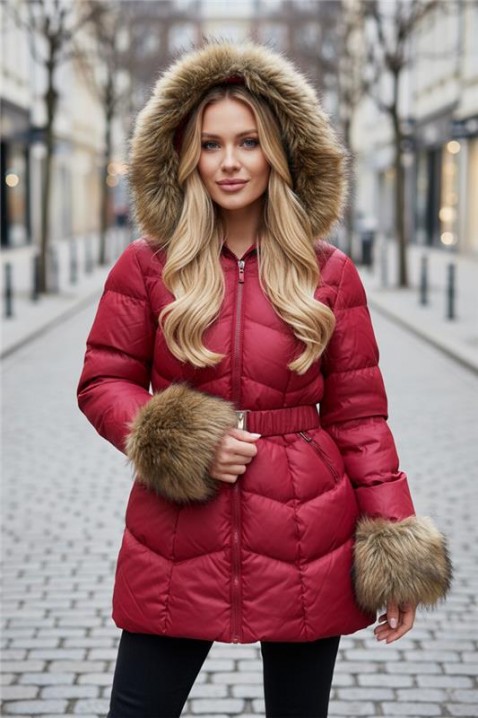 Geacă NARNILDA RED, Culoare: roșu, IVET.RO - Reduceri de până la -80%