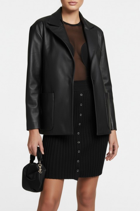 Sacou NOREJA, Culoare: negru, IVET.RO - Reduceri de până la -80%