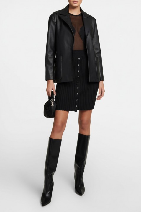 Sacou NOREJA, Culoare: negru, IVET.RO - Reduceri de până la -80%