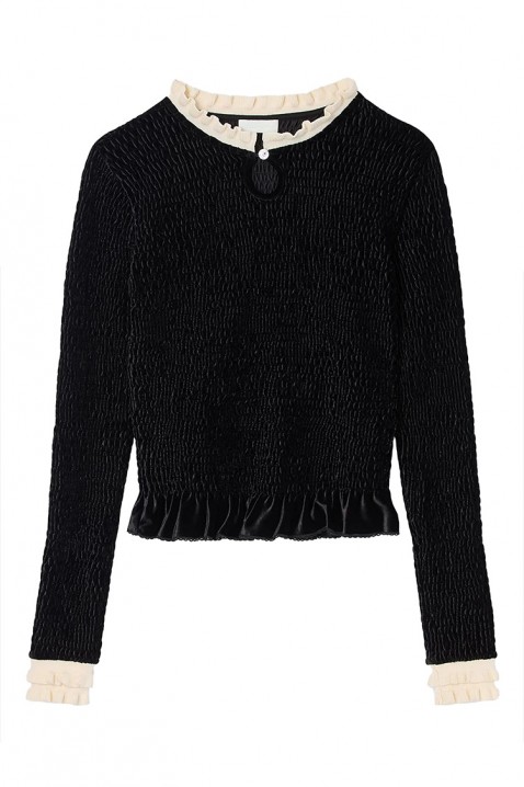 Bluză damă BROTENDA, Culoare: negru, IVET.RO - Reduceri de până la -80%