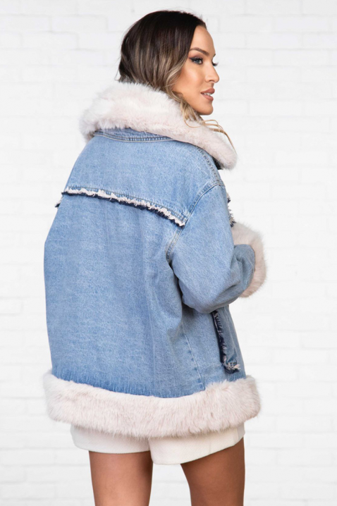 Geacă de blugi DENBILZA, Culoare: albastru deschis, IVET.RO - Reduceri de până la -80%