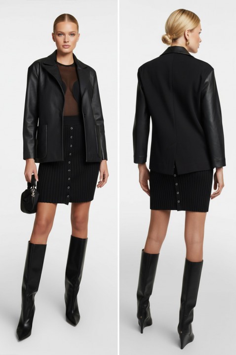 Sacou NOREJA, Culoare: negru, IVET.RO - Reduceri de până la -80%