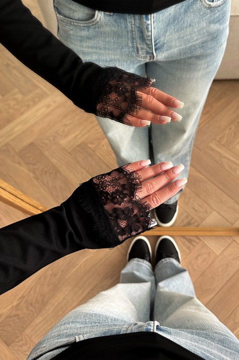 Bluză damă AKRILZA BLACK, Culoare: negru, IVET.RO - Reduceri de până la -80%