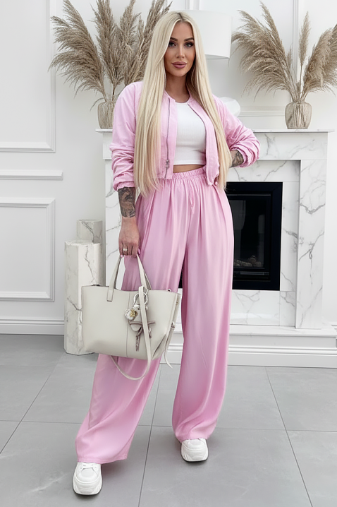 Pantaloni PASTELZA PUDRA, Culoare: pudră, IVET.RO - Reduceri de până la -80%