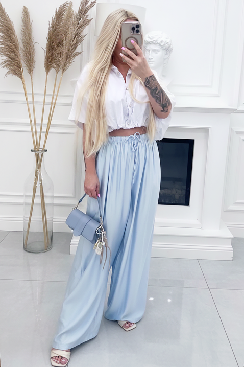 Pantaloni PASTELZA SKY, Culoare: albastru deschis, IVET.RO - Reduceri de până la -80%