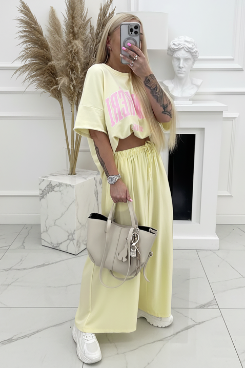 Pantaloni PASTELZA YELLOW, Culoare: galben, IVET.RO - Reduceri de până la -80%