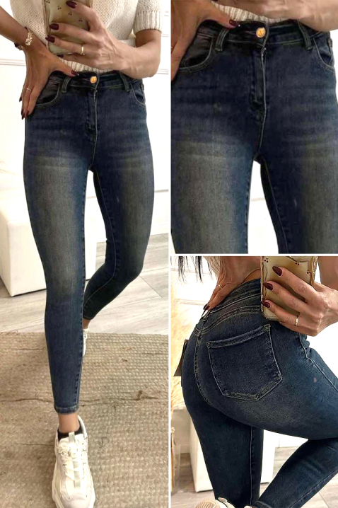 Blugi TEVLONSA, Culoare: albastru, IVET.RO - Reduceri de până la -80%