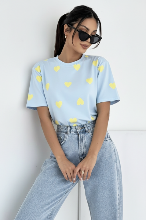 Tricou ZABRENLA SKY, Culoare: albastru deschis, IVET.RO - Reduceri de până la -80%