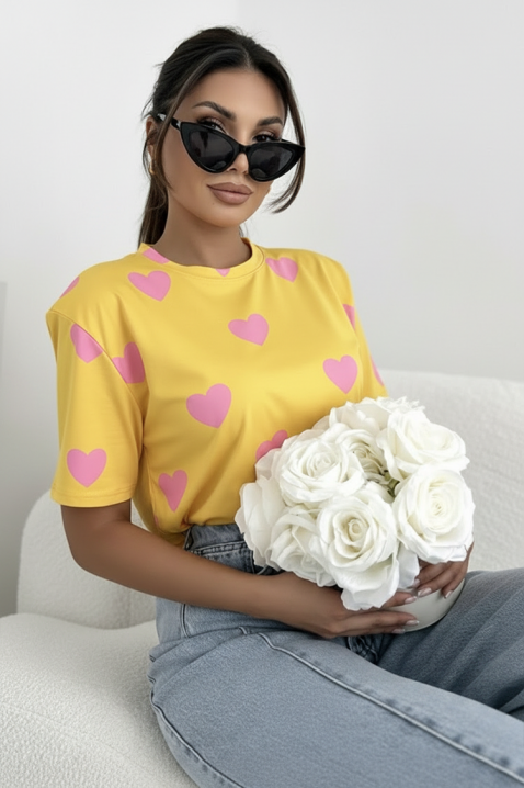 Tricou ZABRENLA YELLOW, Culoare: galben, IVET.RO - Reduceri de până la -80%