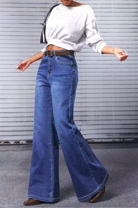 Blugi FARMELFA, Culoare: albastru, IVET.RO - Reduceri de până la -80%