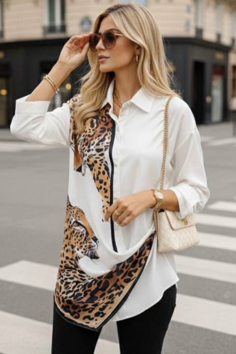 Cămașă damă GENZIOLA, Culoare: alb, IVET.RO - Reduceri de până la -80%