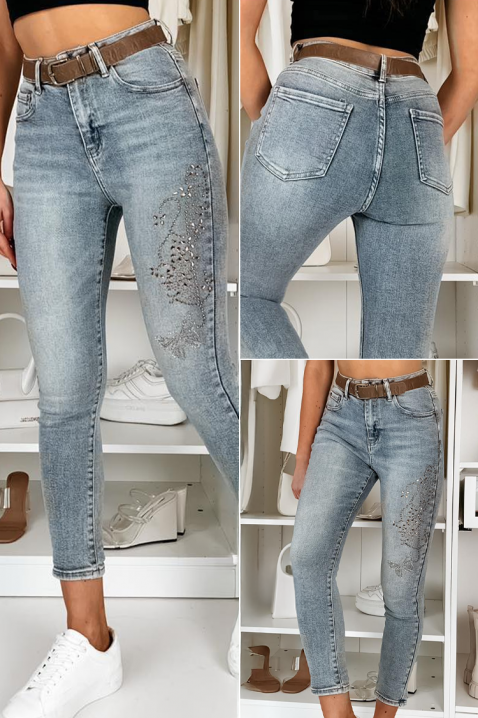 Blugi BLADELDA, Culoare: albastru deschis, IVET.RO - Reduceri de până la -80%