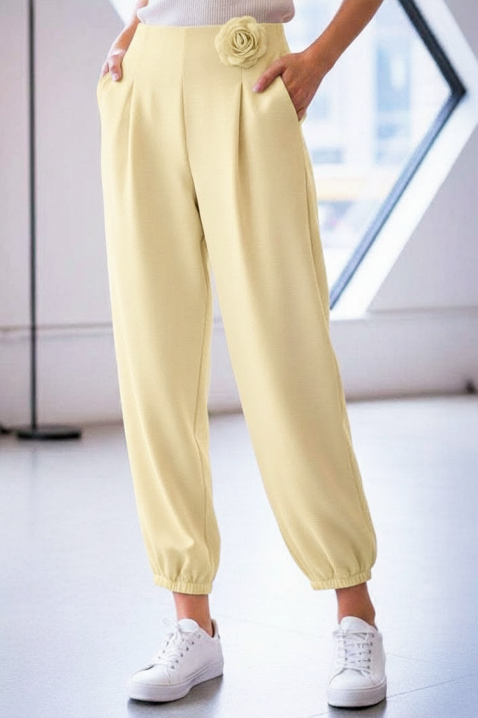 Pantaloni FALZONA YELLOW, Culoare: galben, IVET.RO - Reduceri de până la -80%