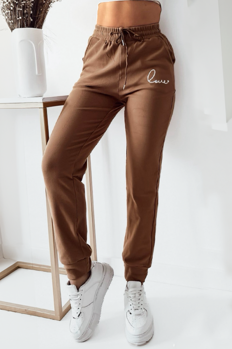 Pantaloni MARGOLVA, Culoare: maro, IVET.RO - Reduceri de până la -80%