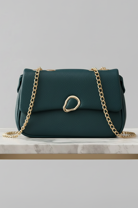 Geantă damă POCHENDA PETROL, Culoare: petrol, IVET.RO - Reduceri de până la -80%