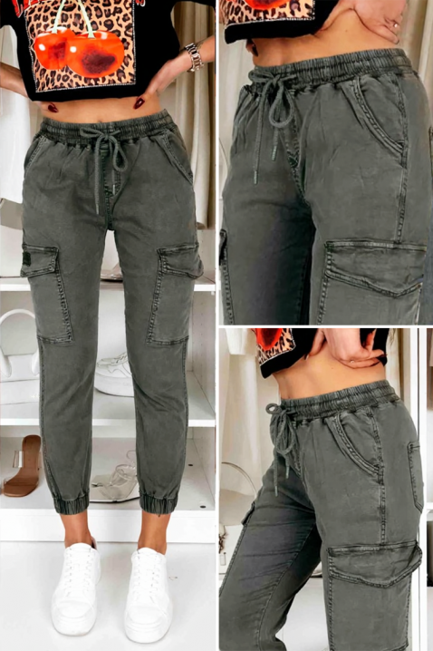 Blugi BANLESA, Culoare: khaki, IVET.RO - Reduceri de până la -80%