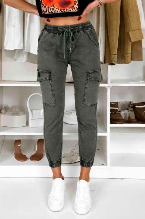 Blugi BANLESA, Culoare: khaki, IVET.RO - Reduceri de până la -80%