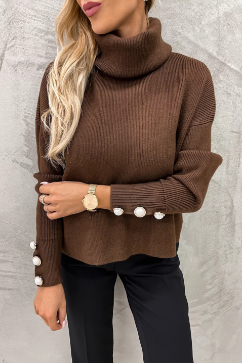 Pulover TENSILDA BROWN, Culoare: maro, IVET.RO - Reduceri de până la -80%