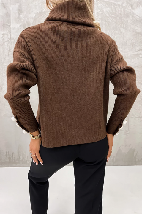 Pulover TENSILDA BROWN, Culoare: maro, IVET.RO - Reduceri de până la -80%