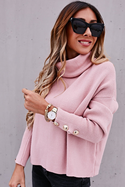 Pulover TENSILDA PUDRA, Culoare: pudră, IVET.RO - Reduceri de până la -80%