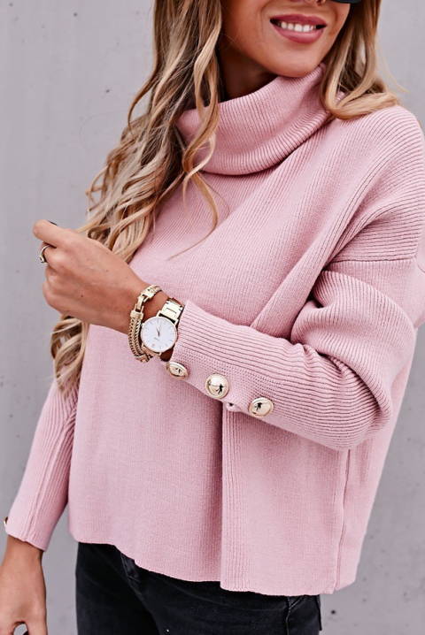 Pulover TENSILDA PUDRA, Culoare: pudră, IVET.RO - Reduceri de până la -80%