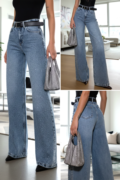 Blugi DAVILONA, Culoare: albastru, IVET.RO - Reduceri de până la -80%