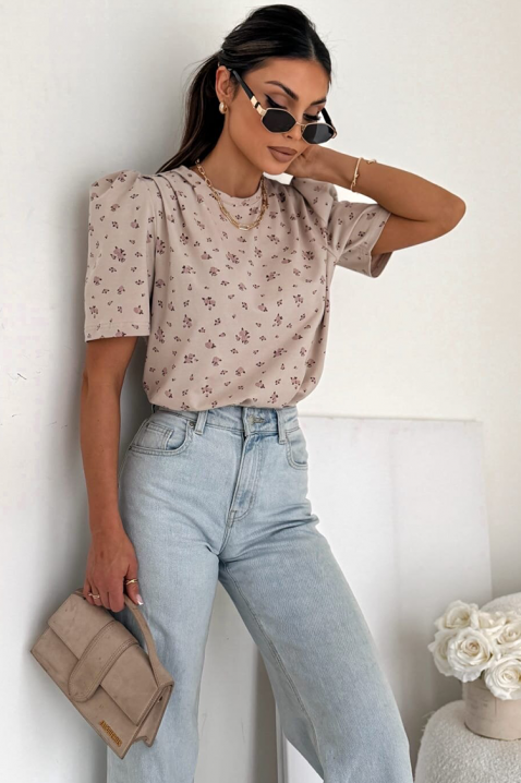 Tricou DAFNILDA BEIGE, Culoare: bej, IVET.RO - Reduceri de până la -80%