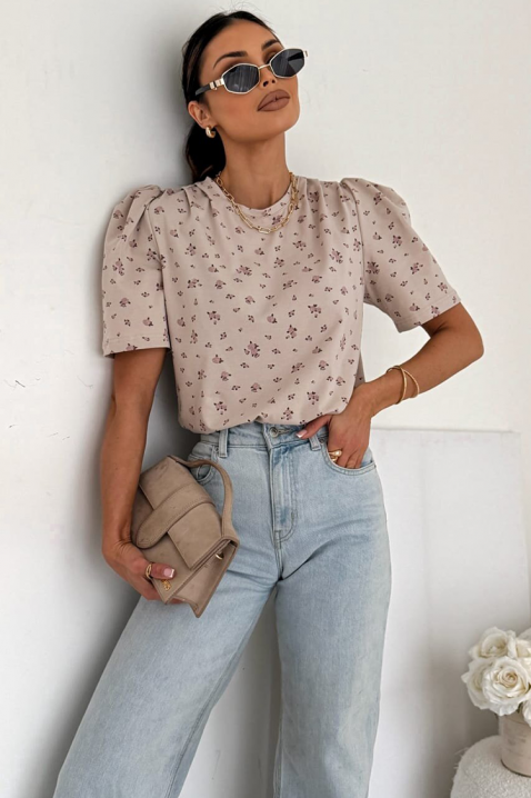 Tricou DAFNILDA BEIGE, Culoare: bej, IVET.RO - Reduceri de până la -80%