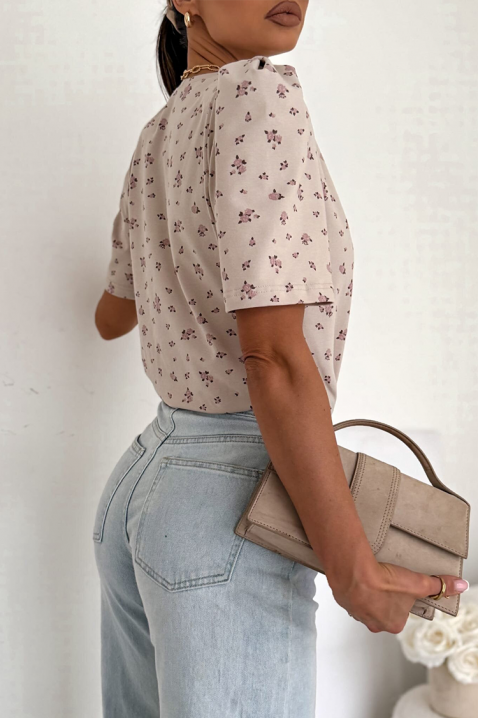 Tricou DAFNILDA BEIGE, Culoare: bej, IVET.RO - Reduceri de până la -80%