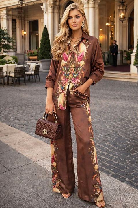 Set GLERMONA BROWN, Culoare: maro, IVET.RO - Reduceri de până la -80%