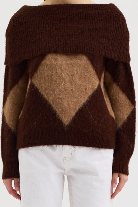 Pulover SEBRENDA BROWN, Culoare: maro, IVET.RO - Reduceri de până la -80%