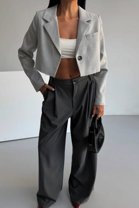 Sacou CRALONDA GREY, Culoare: gri, IVET.RO - Reduceri de până la -80%