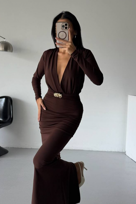 Rochie ARALESA BROWN, Culoare: maro, IVET.RO - Reduceri de până la -80%