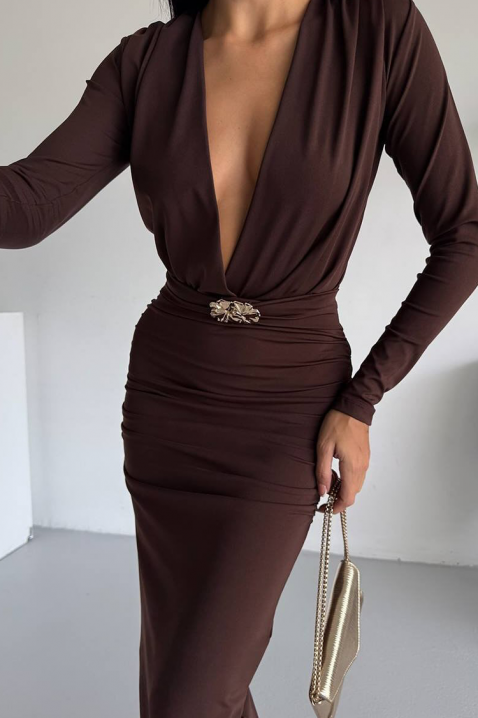 Rochie ARALESA BROWN, Culoare: maro, IVET.RO - Reduceri de până la -80%