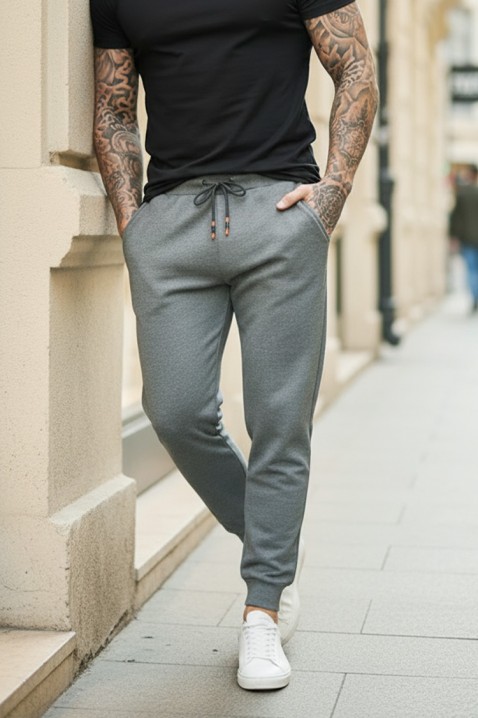 Pantaloni bărbați TIRZO GREY, Culoare: gri, IVET.RO - Reduceri de până la -80%