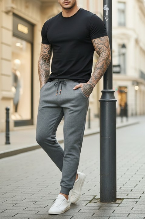 Pantaloni bărbați TIRZO GREY, Culoare: gri, IVET.RO - Reduceri de până la -80%