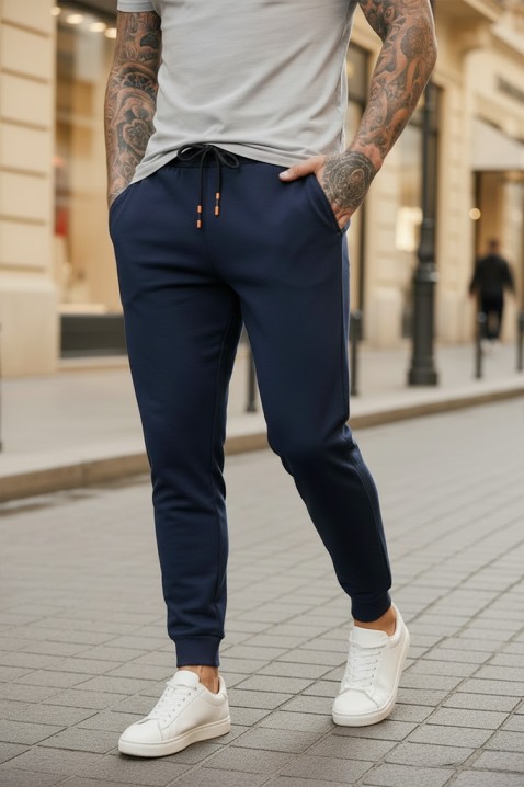 Pantaloni bărbați TIRZO NAVY, Culoare: bleumarin, IVET.RO - Reduceri de până la -80%