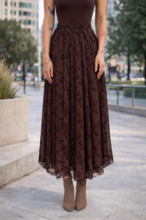 Fustă LOPLANDA, Culoare: maro, IVET.RO - Reduceri de până la -80%