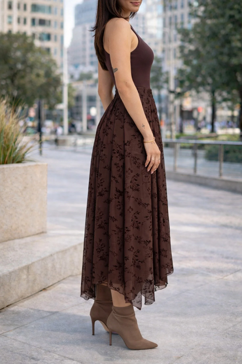 Fustă LOPLANDA, Culoare: maro, IVET.RO - Reduceri de până la -80%