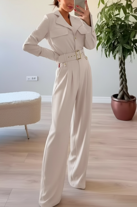 Salopetă KOROLTA ECRU, Culoare: ecru, IVET.RO - Reduceri de până la -80%