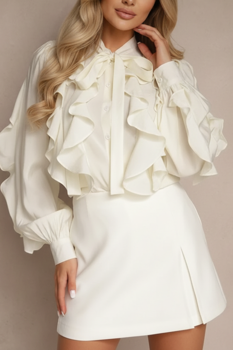 Bluză damă VOLANDA ECRU, Culoare: ecru, IVET.RO - Reduceri de până la -80%