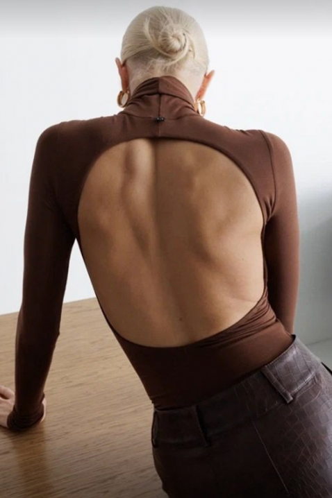 Body - bluză BELVOSTA, Culoare: maro, IVET.RO - Reduceri de până la -80%