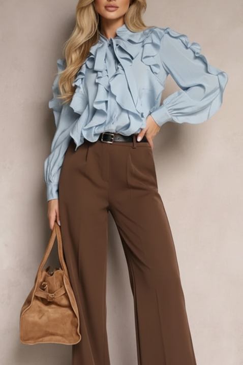 Bluză damă VOLANDA SKY, Culoare: albastru deschis, IVET.RO - Reduceri de până la -80%