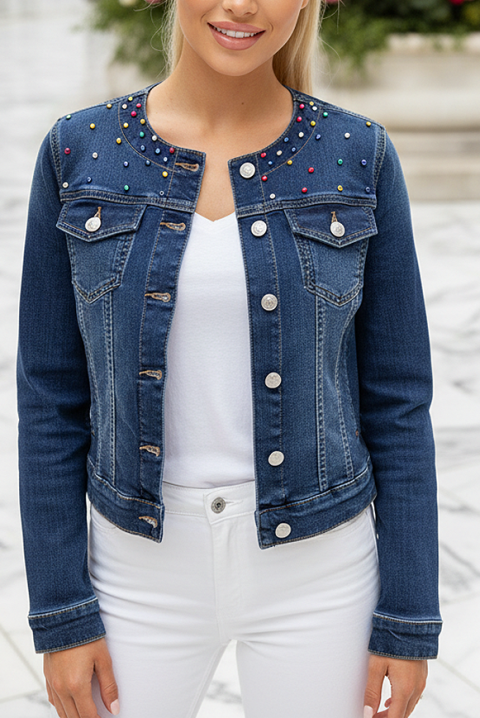 Geacă de blugi GLILONZA, Culoare: bleumarin, IVET.RO - Reduceri de până la -80%