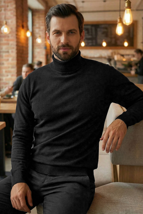 Pulover bărbați BENZEMO BLACK, Culoare: negru, IVET.RO - Reduceri de până la -80%