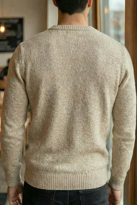 Pulover bărbați KARELDO BEIGE, Culoare: bej, IVET.RO - Reduceri de până la -80%